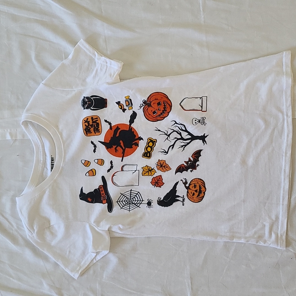 Chemistry Halloween, Trick or Treat, fall Tshirt Large